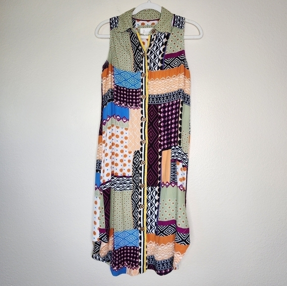 Anthropologie Everyway Shirtdess Sleeveless 0 - Picture 3 of 8